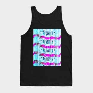 Hong Kong Apartment Building Brualism Glitch Art Tank Top